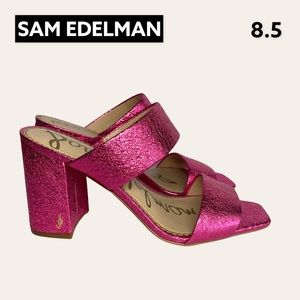 Sam Edelman Delaney Heels - Pomegranate Pink